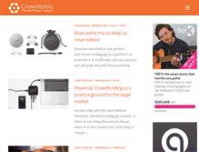 Tablet Screenshot of crowdtoolz.com
